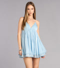 June Strappy Babydoll Mini Dress