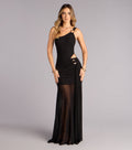 Layton Mesh One Shoulder Mermaid Formal Dress