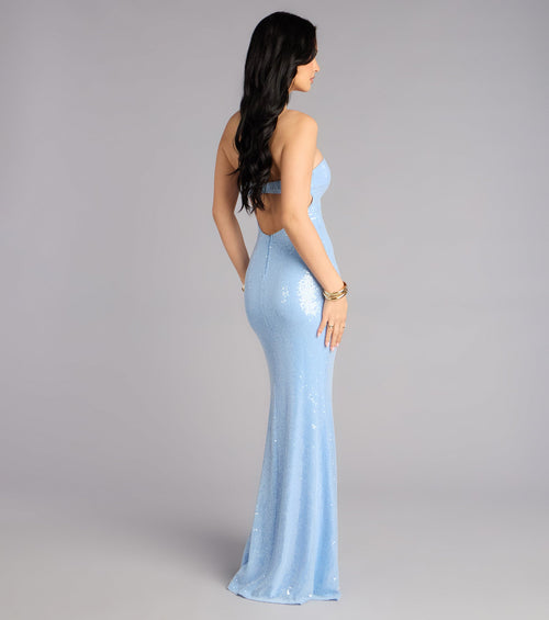 Aimee Sequin Starfish Formal Dress
