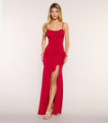 Brie Glitter Ruffle Mermaid Formal Dress