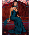 Auretta Chiffon Scarf Mermaid Formal Dress