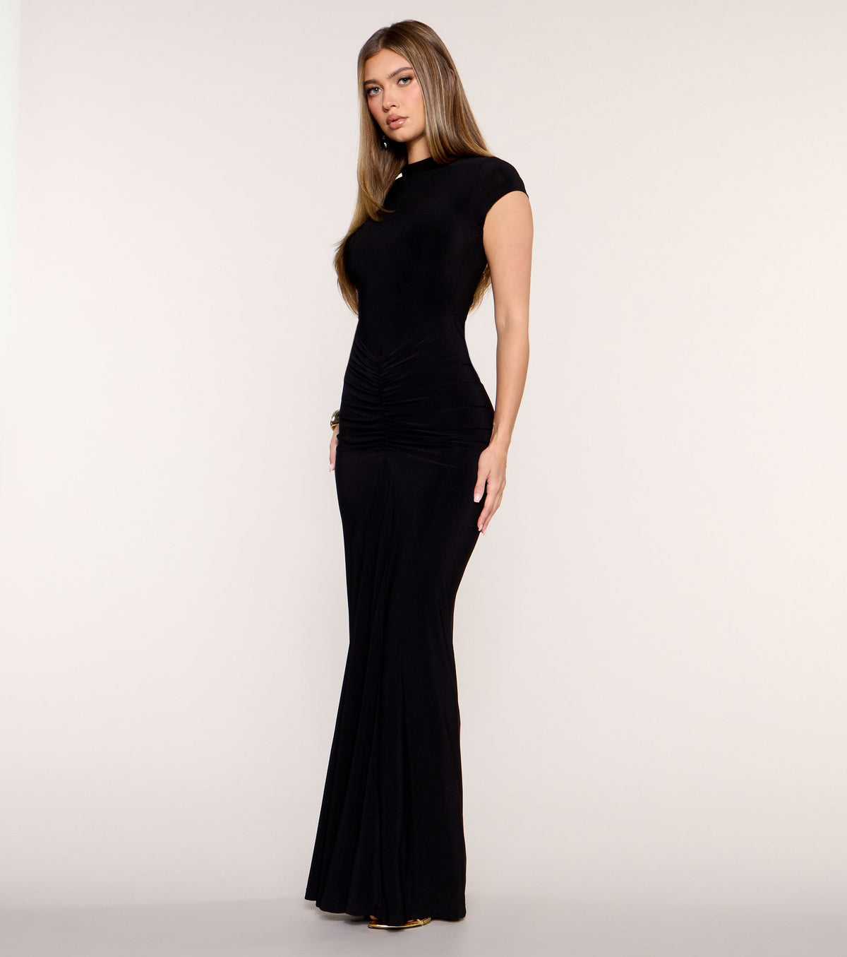 Avielle Short Sleeve Mermaid Formal Dress