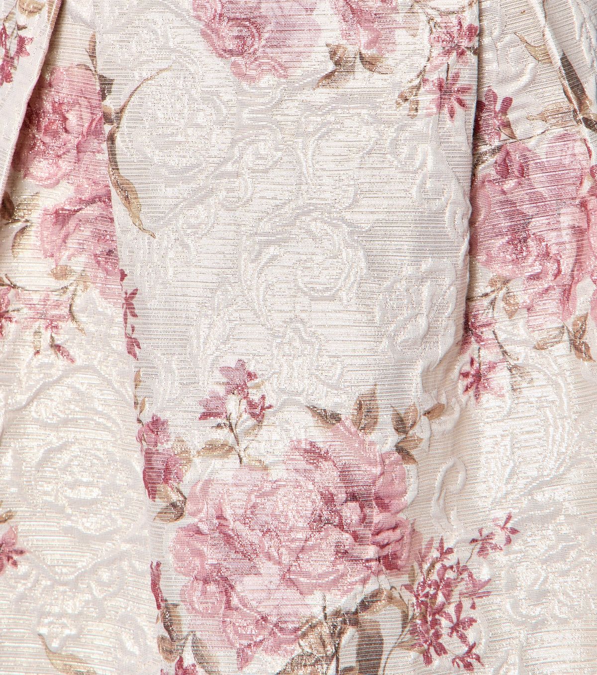 Garden Grace Floral Jacquard Skater Mini Dress