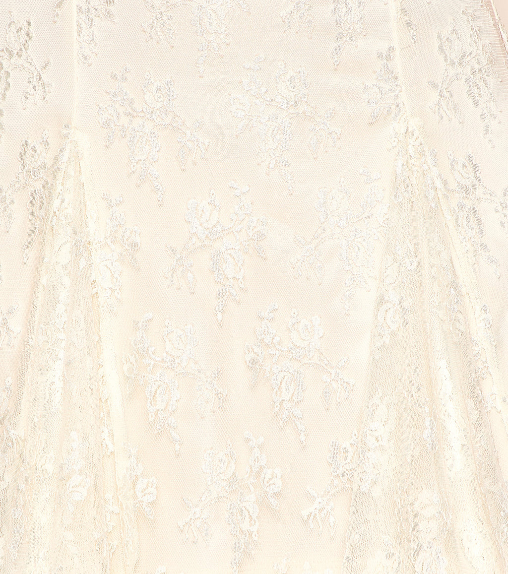 Bow Theory Lace Tie-Back A-Line Mini Dress