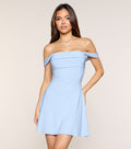 Sparkling Glitter A-Line Mini Dress