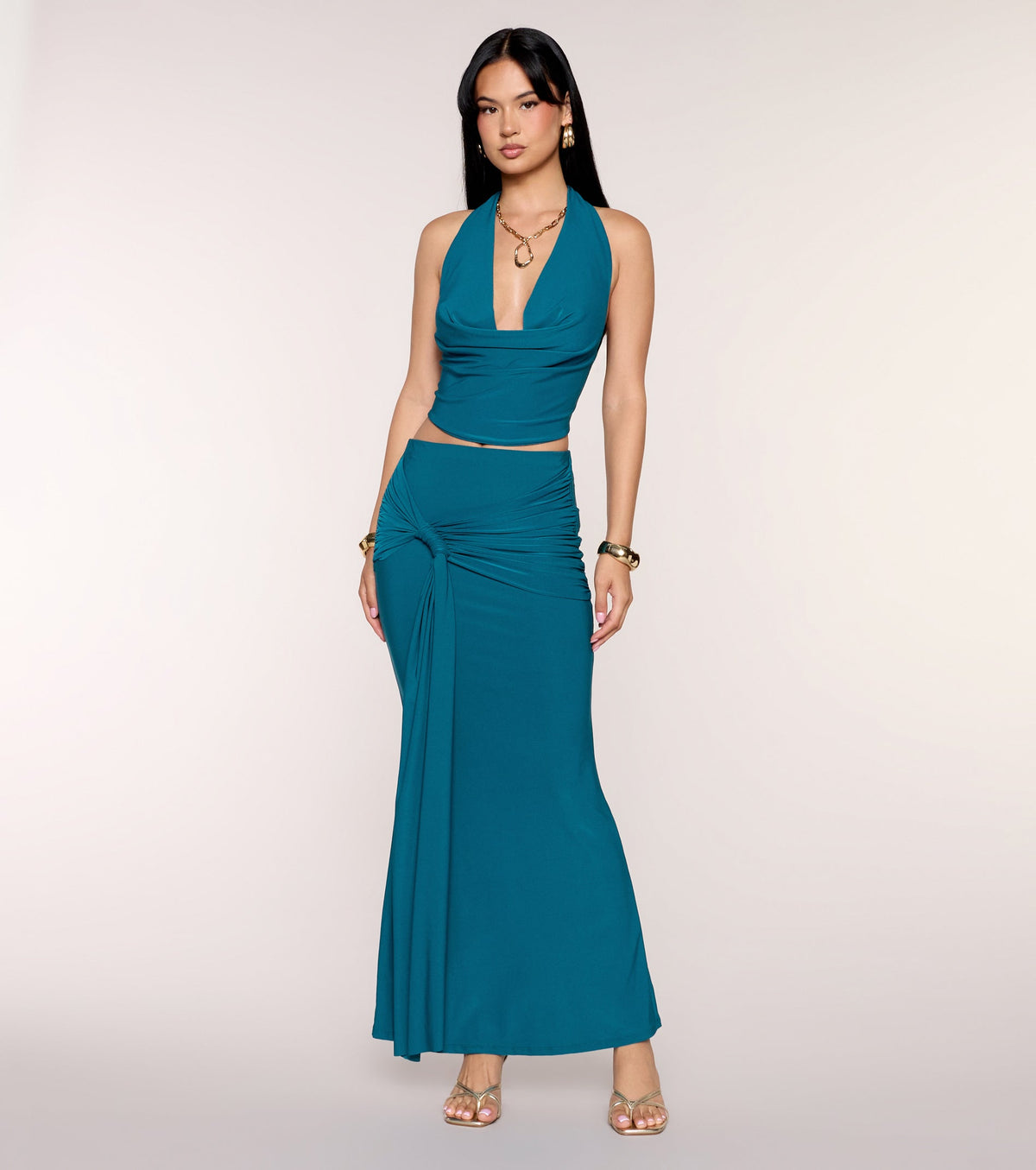 Dressed For The Plot Halter Top