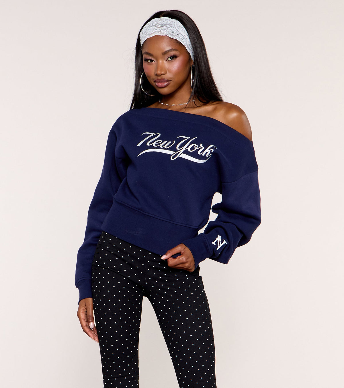 City Flirt New York Off-Shoulder Pull-Over Top