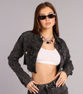 City Cool Cropped Denim Jacket