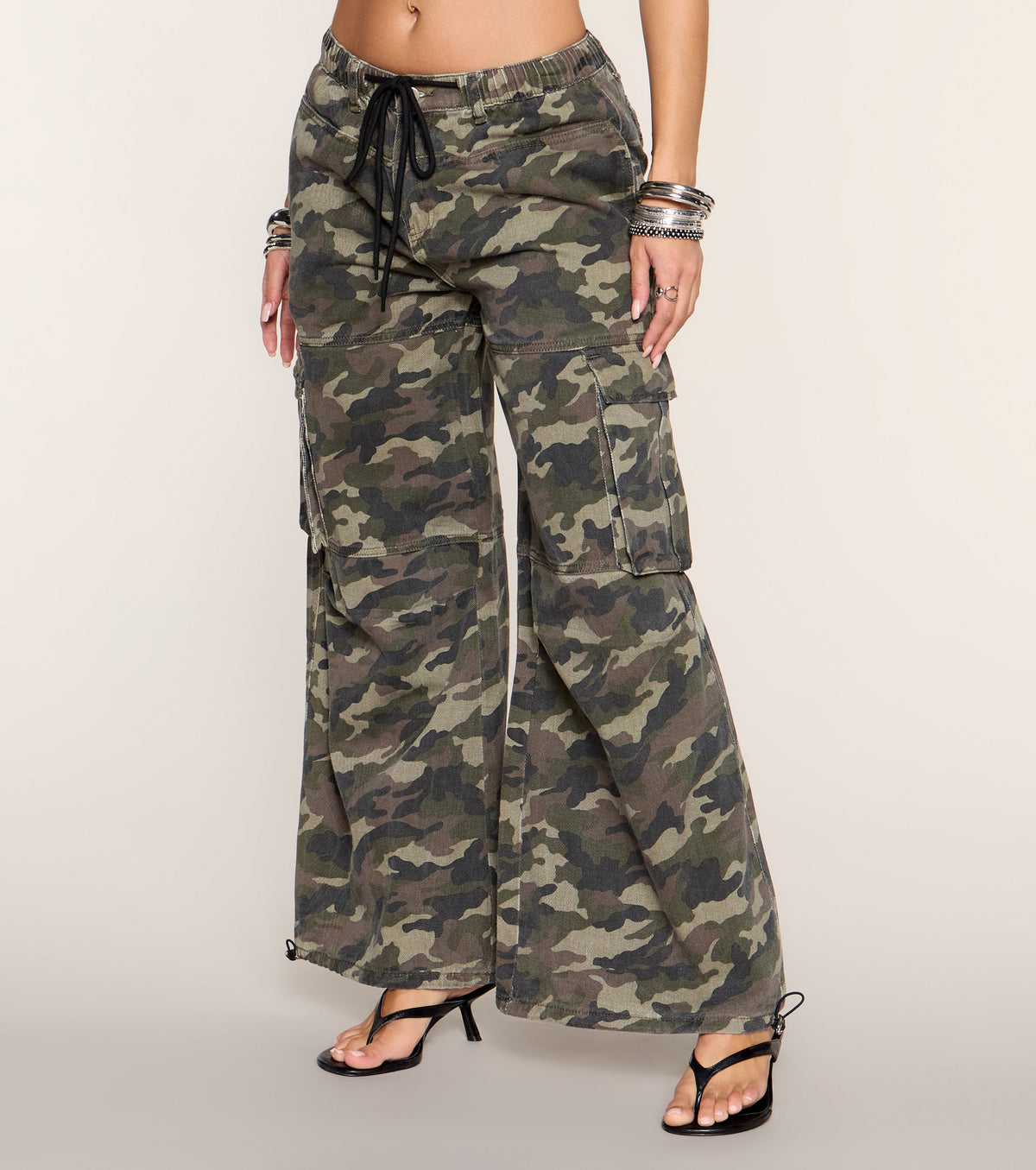 She's Bold Camo Relaxed Fit Joggers