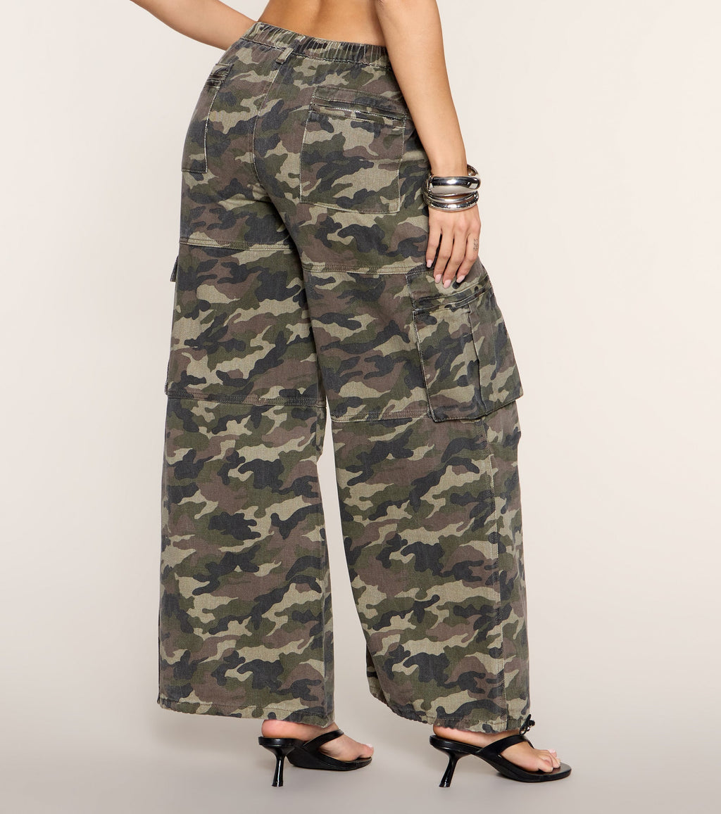 She's Bold Camo Relaxed Fit Joggers