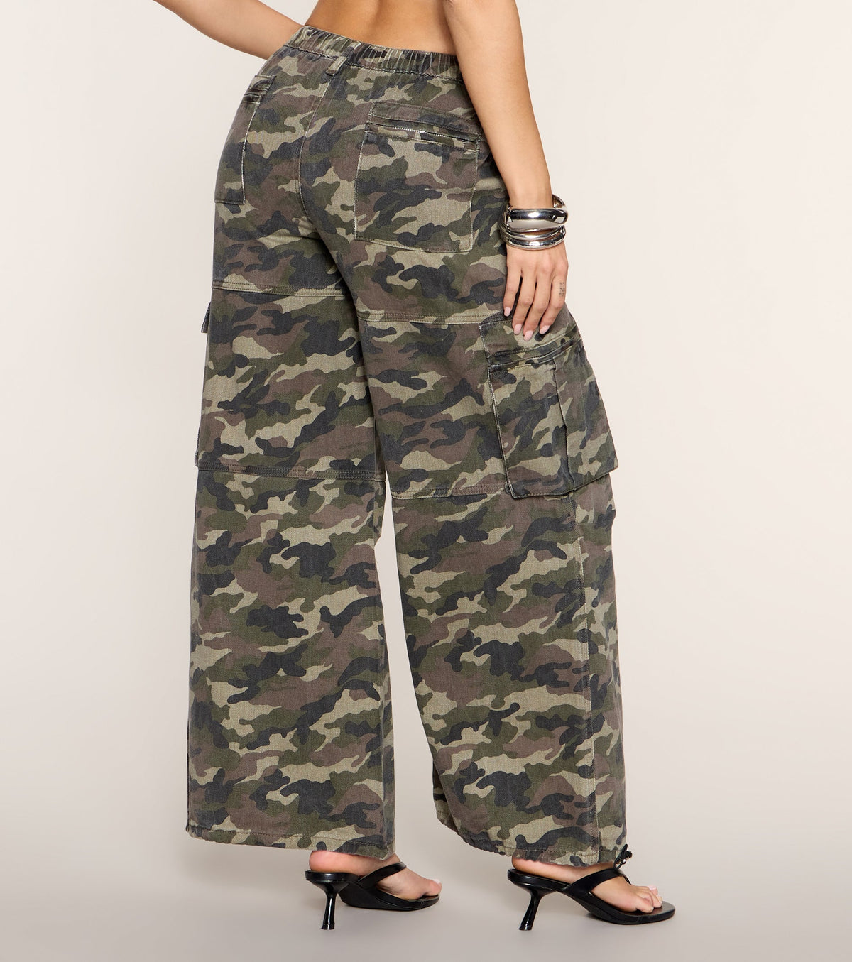 She's Bold Camo Relaxed Fit Joggers