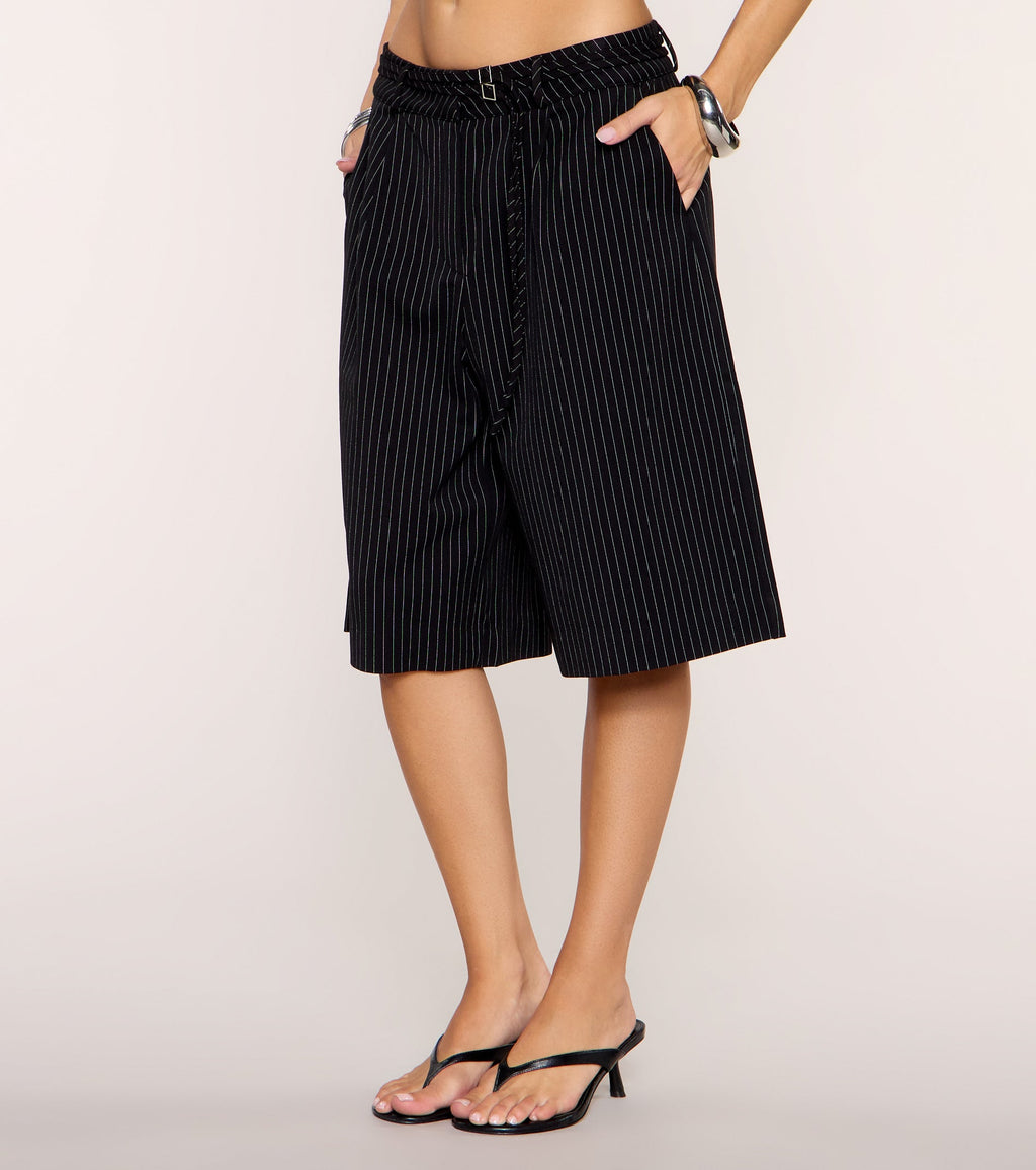 Next Move Pinstripe Trouser Jorts
