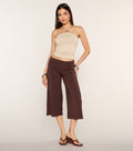 Effortlessly Cool Knit Gaucho Pants