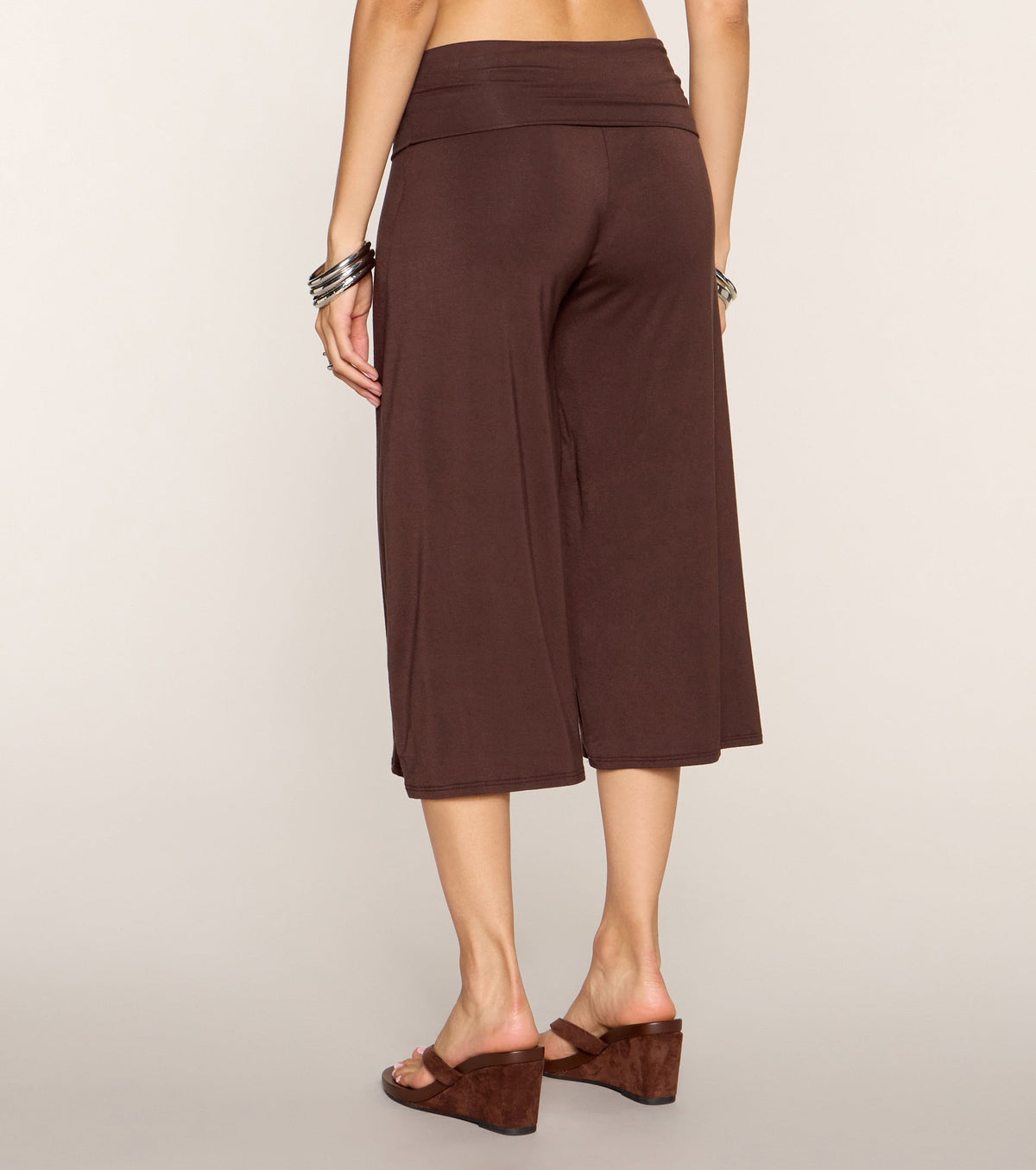 Effortlessly Cool Knit Gaucho Pants