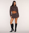 She's A Trendsetter Belted Pleated Mini Skort