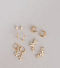 Mix It Up Rhinestone Earring Set