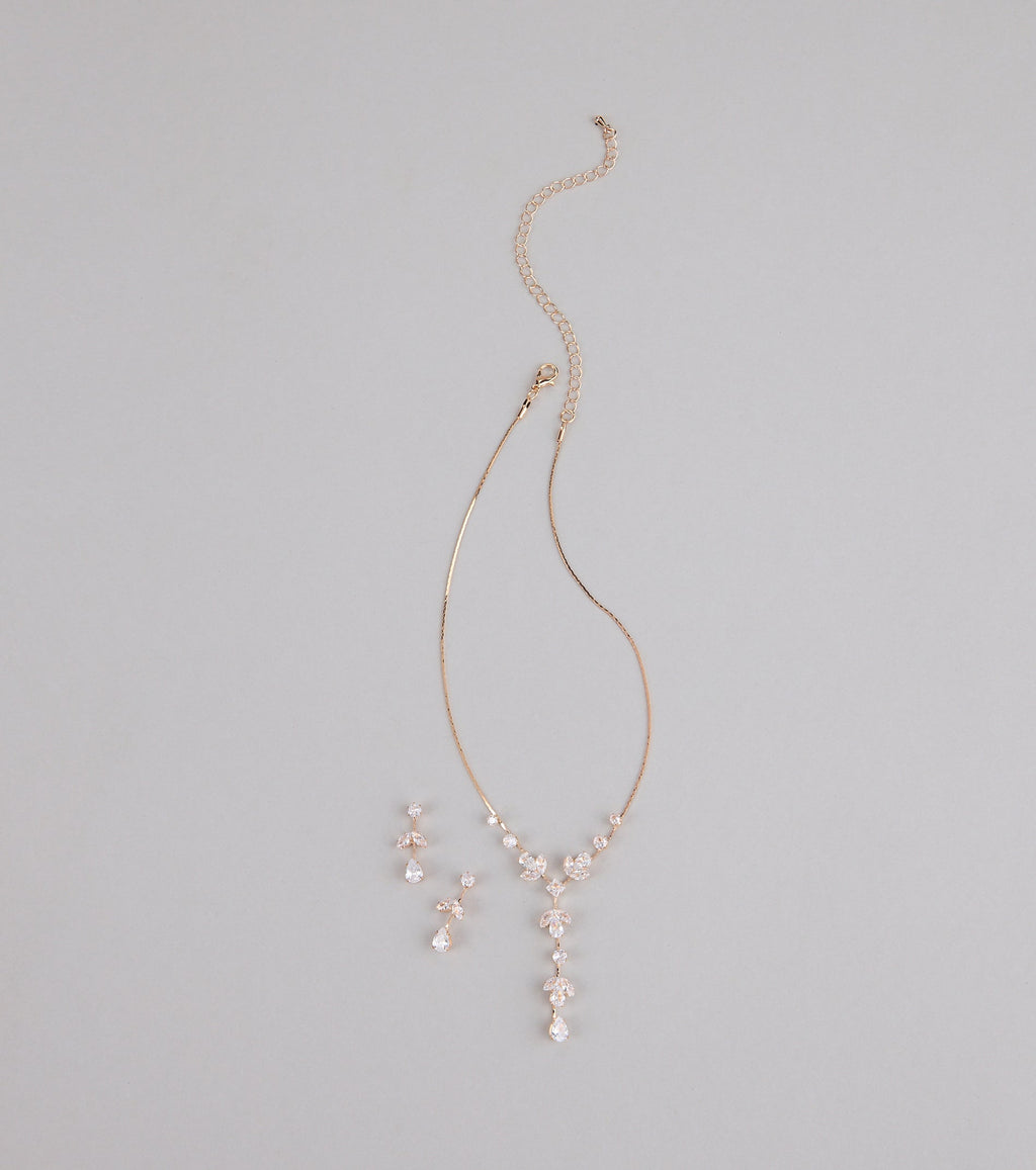 Garden Gala Cubic Zirconia Jewelry Set