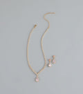 Sweet Luxe Rhinestone Jewelry Set