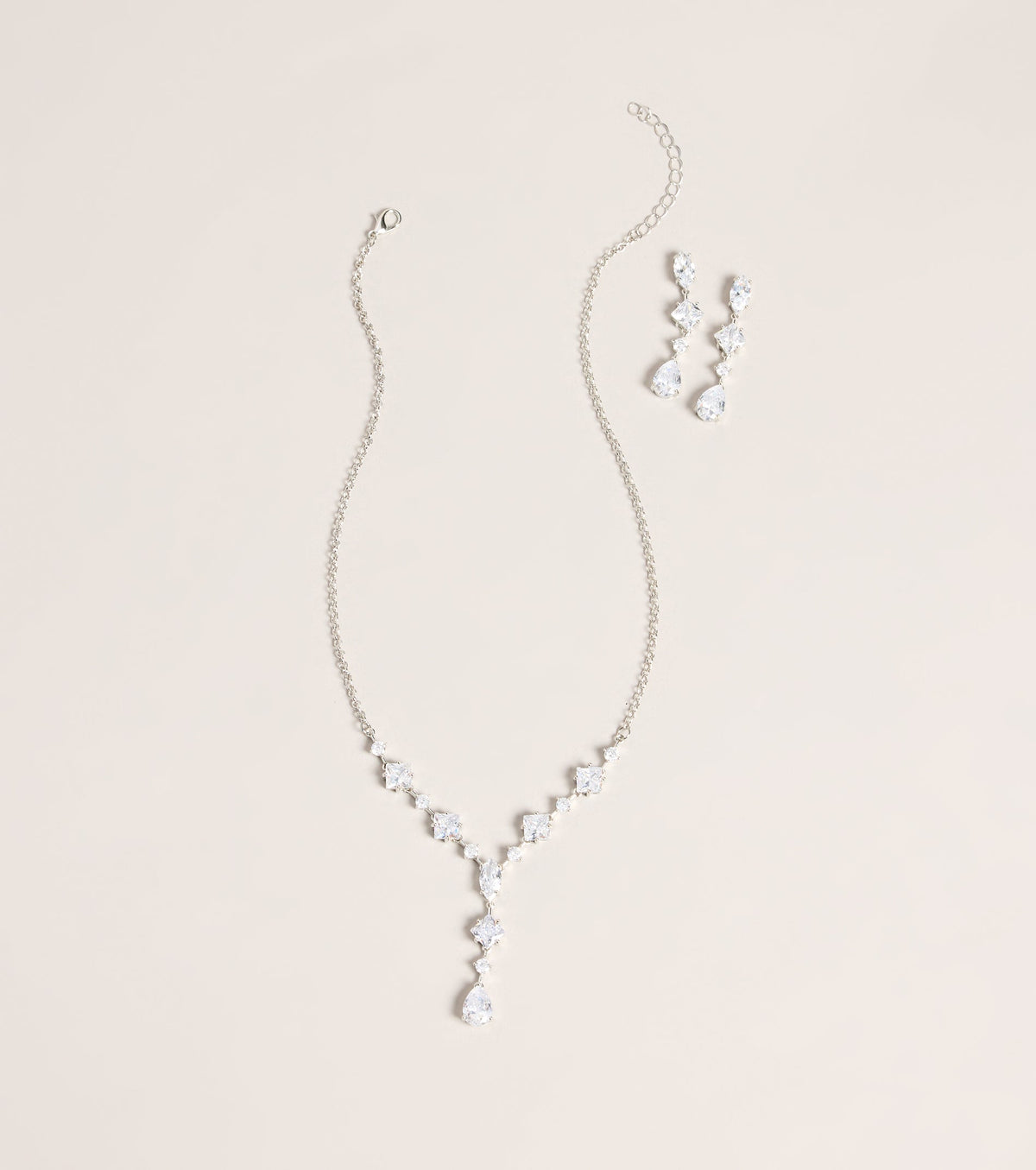 Polished Grace Rhinestone Jewelry Set
