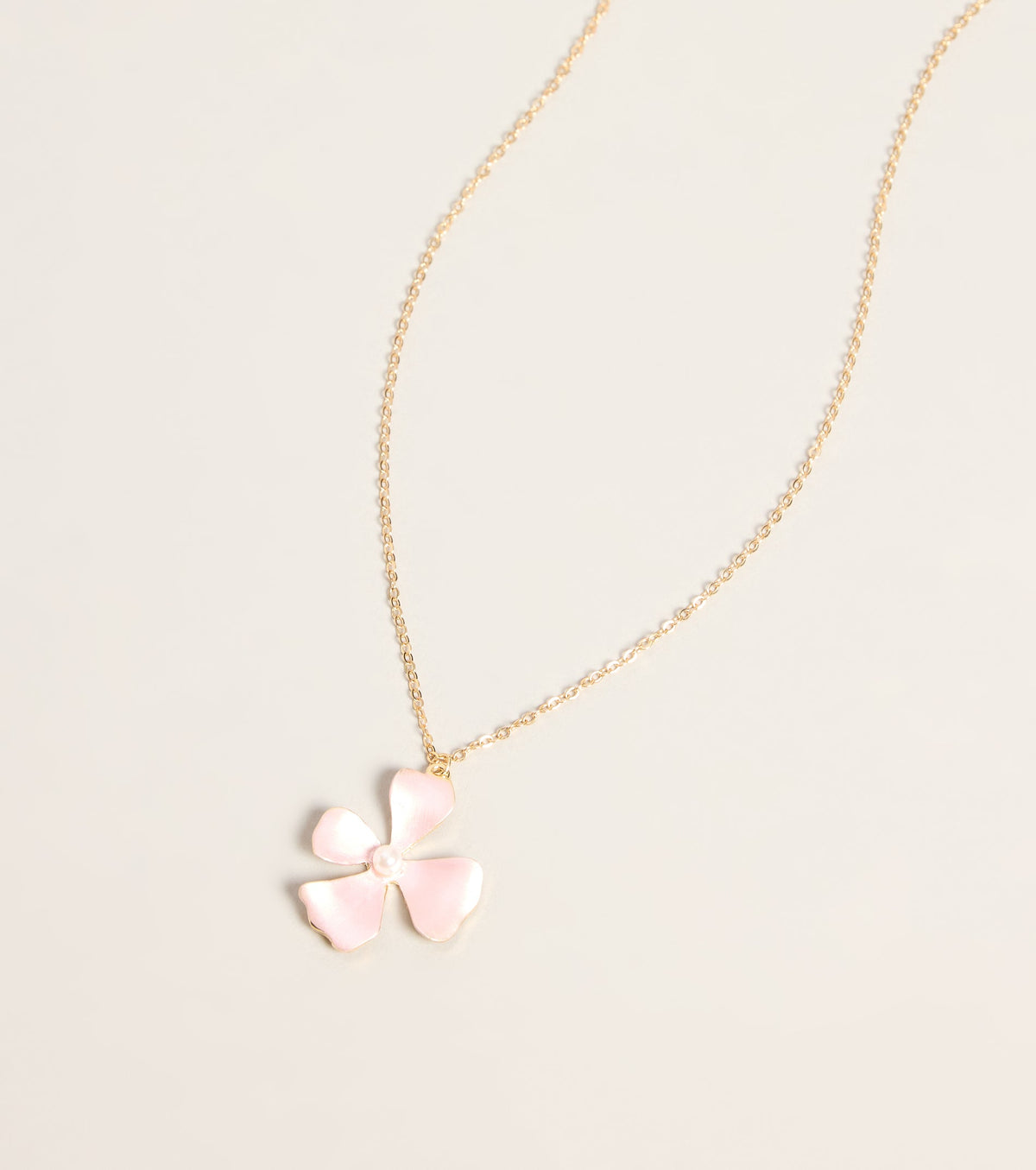 Petal Crush Floral Pendant Necklace