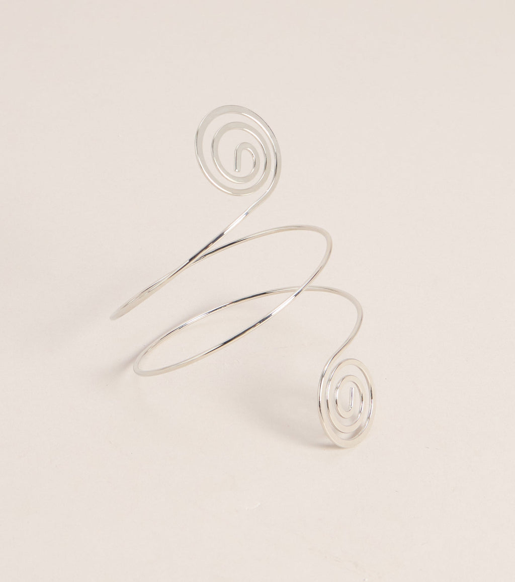 Wrapped Up Spiral Arm Cuff