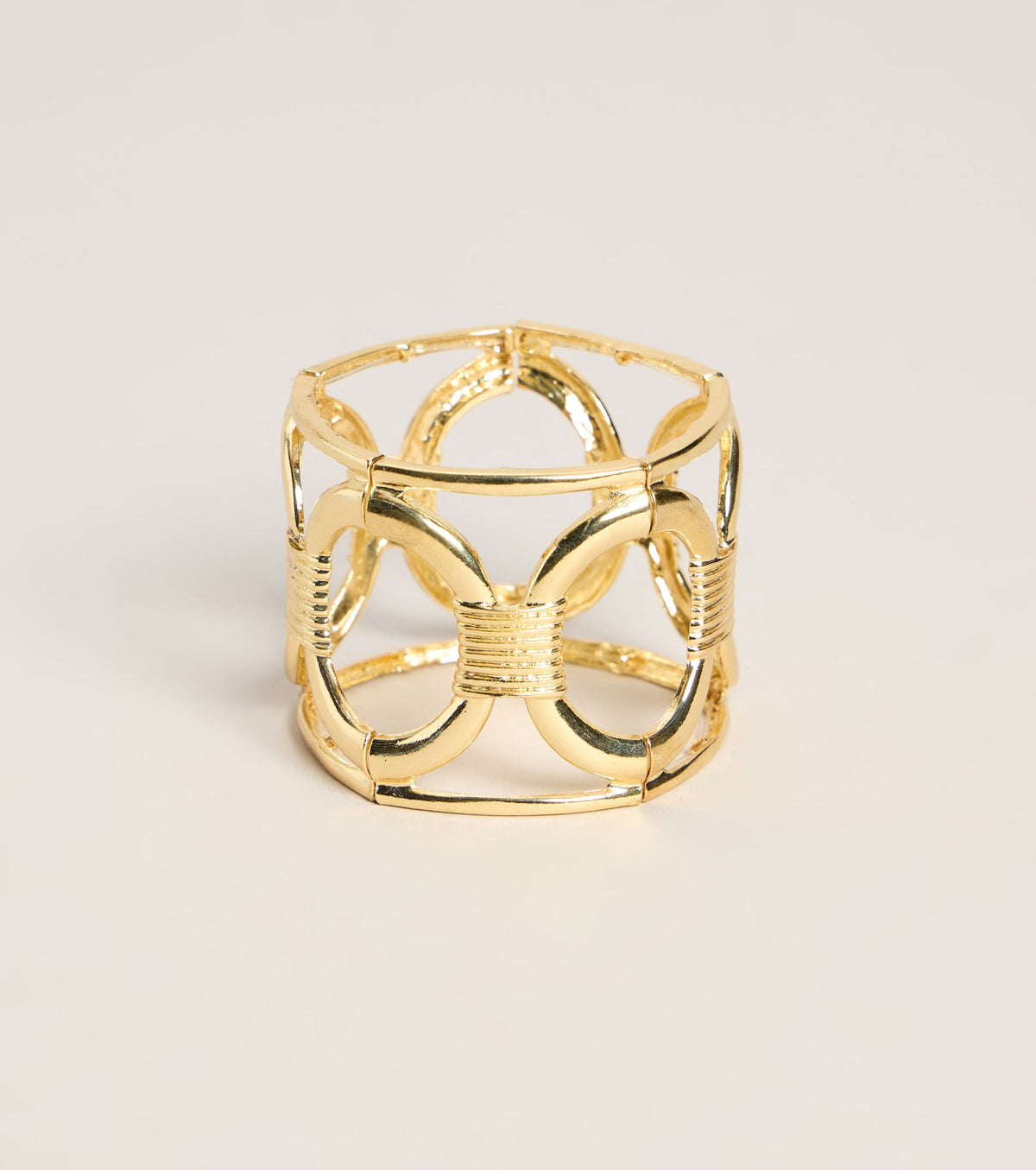 Looped In Statement Circle Link Cuff