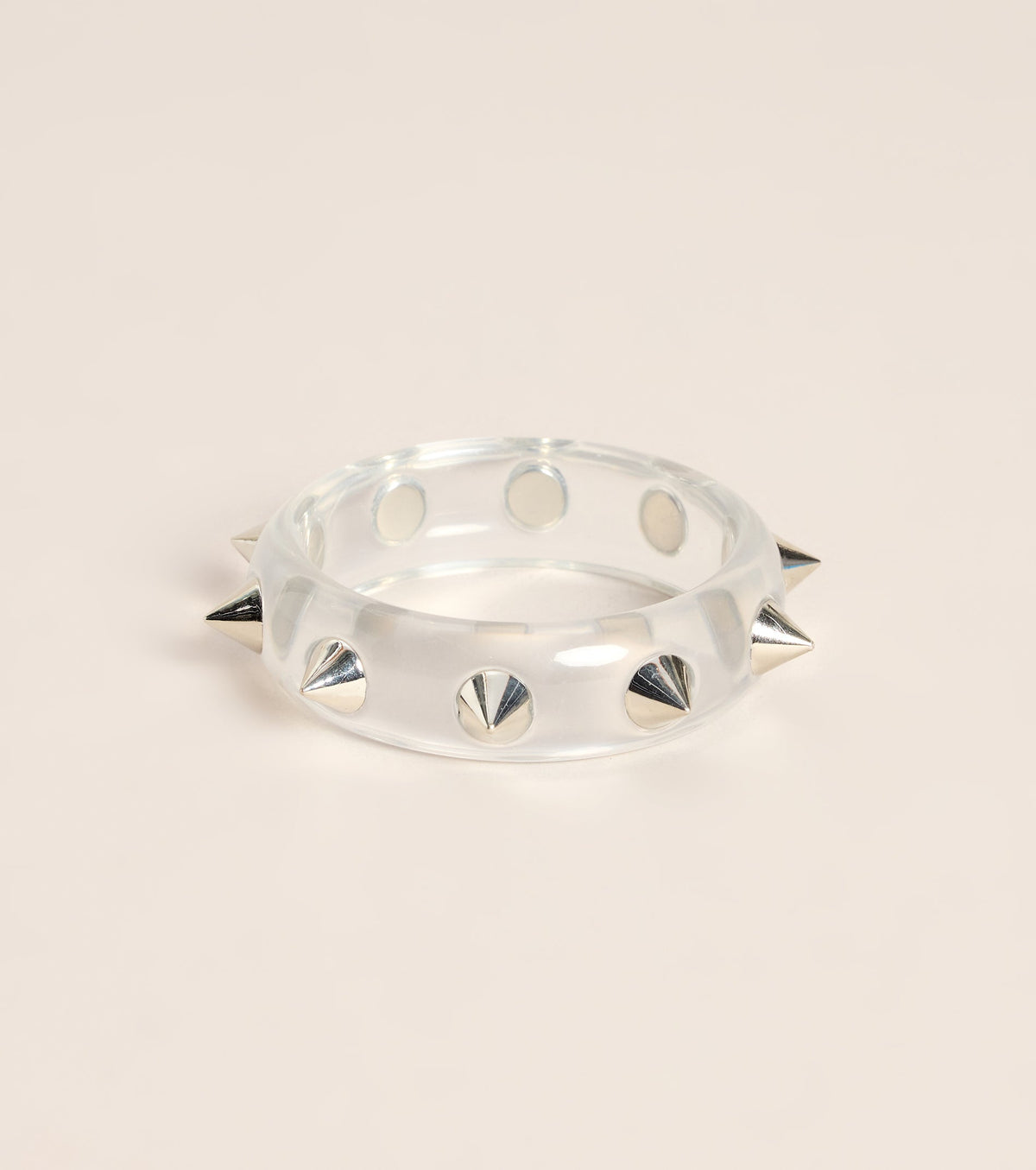 Point Made Studded Acrylic Bangle