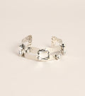 High Shine Rhinestone Statement Cuff Bracelet