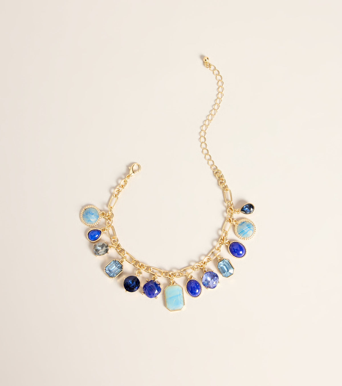 So Treasured Gemstone Charm Bracelet