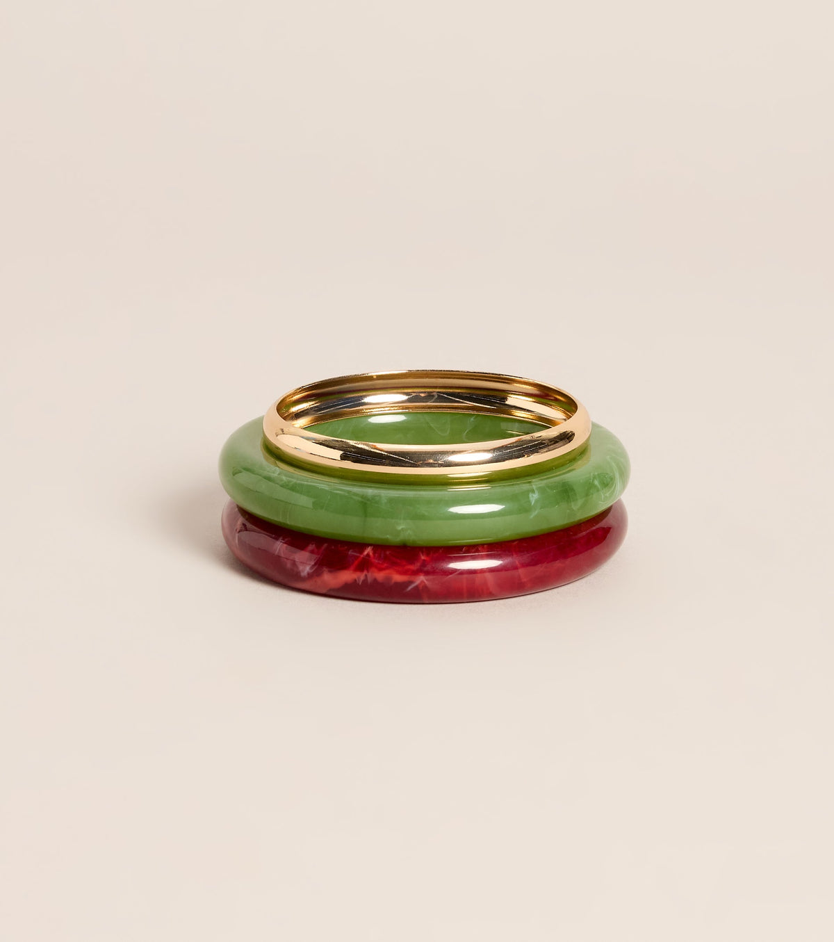Stacked Up Acrylic Bangle Bracelet Set