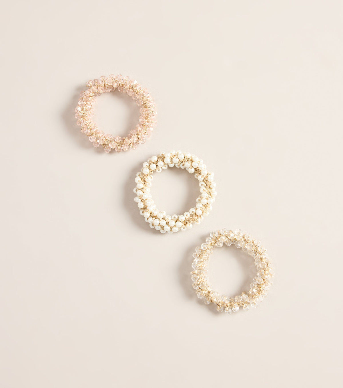 Tie It Up Beaded Hair Tie Set