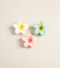 Petal Pop Tropical Flower Hair Claw Clip Set