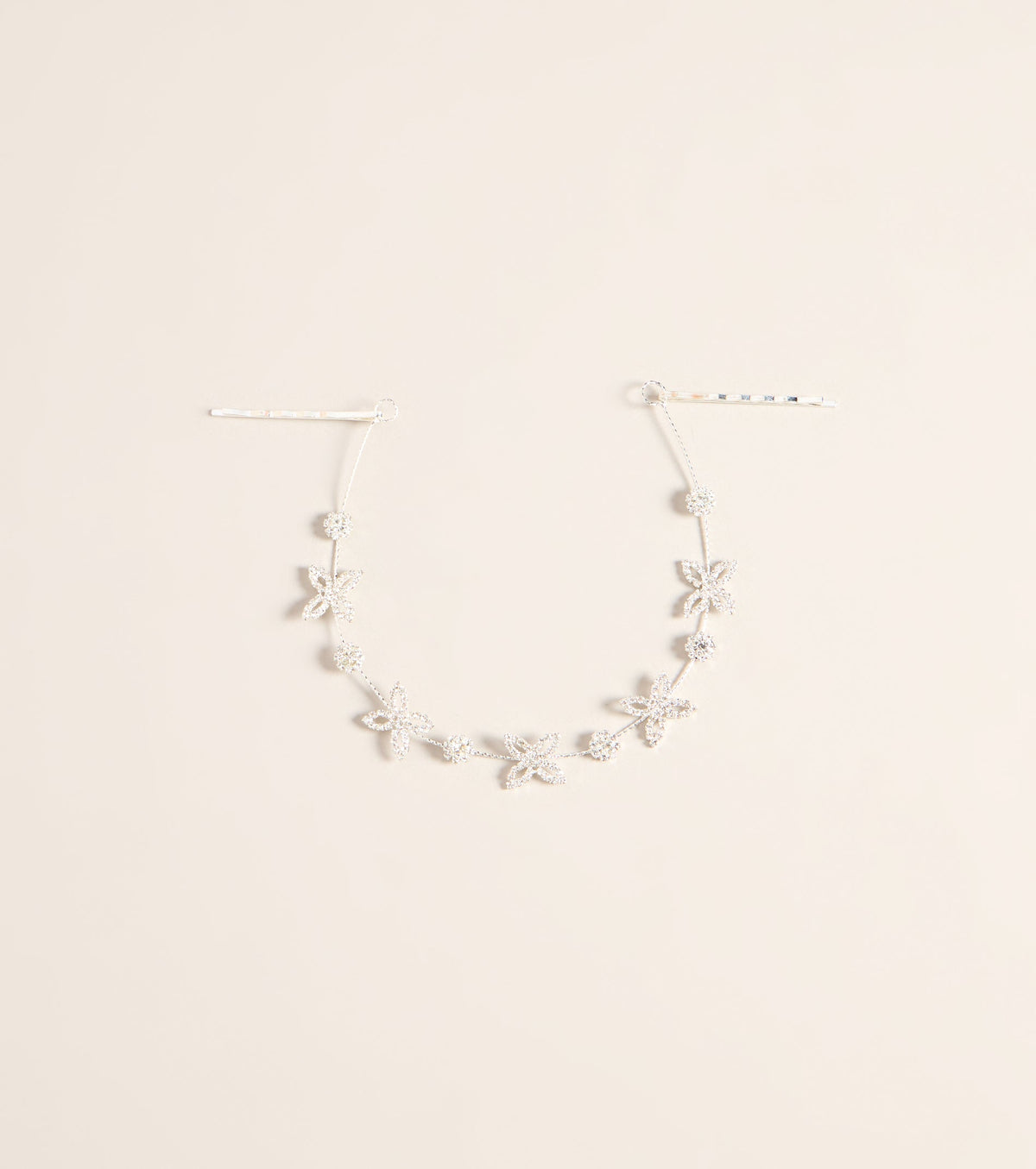 Flutter Trail Rhinestone Hair Vine