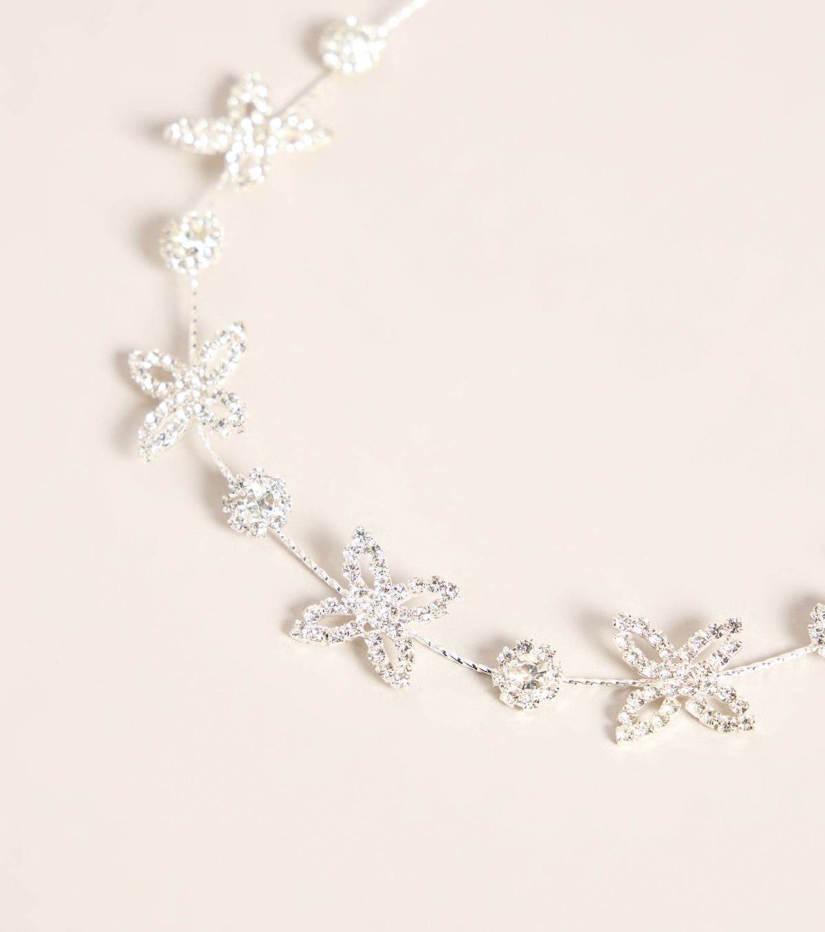 Flutter Trail Rhinestone Hair Vine