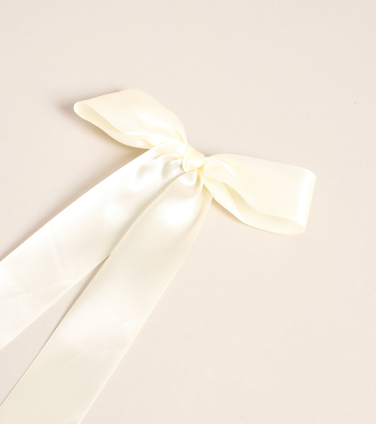 Tied With Intention Satin Bow Hair Clip