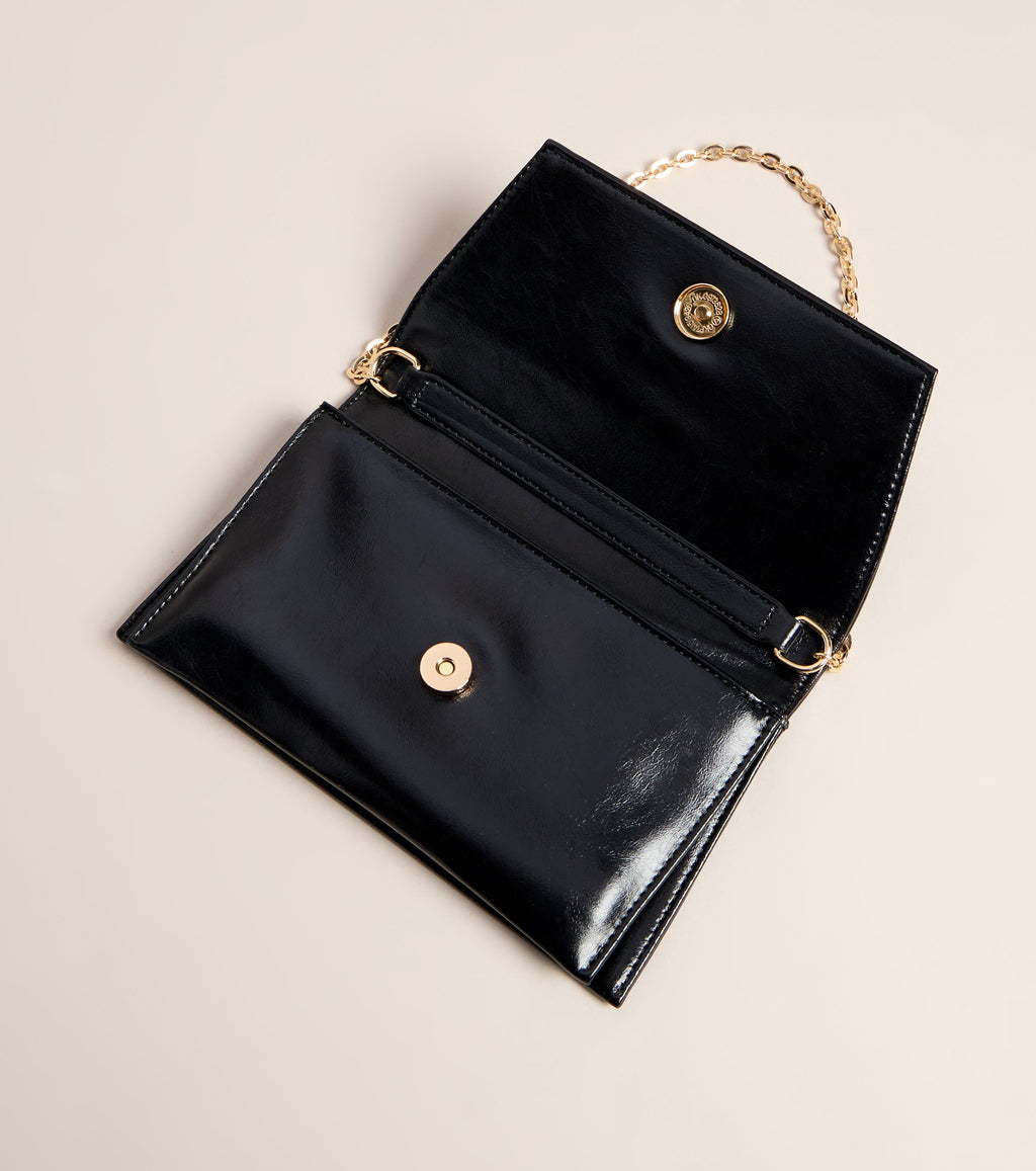 Carry On Faux Leather Wallet Bag