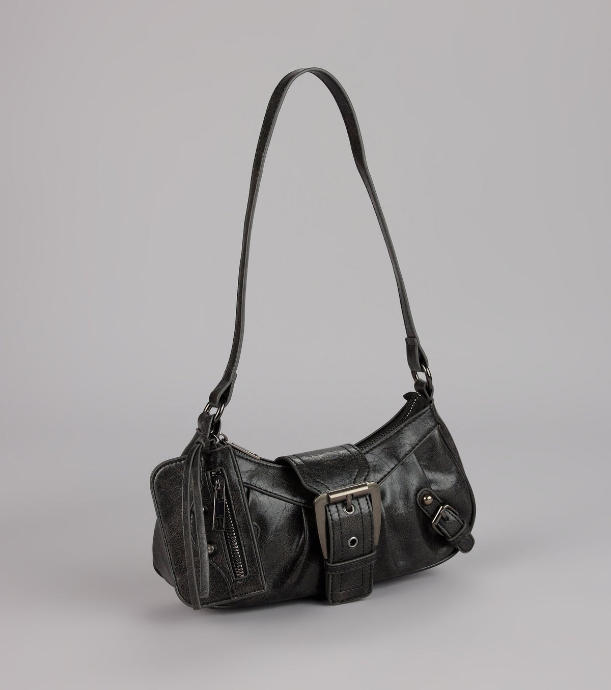 High Rating Buckle Strap Shoulder Bag