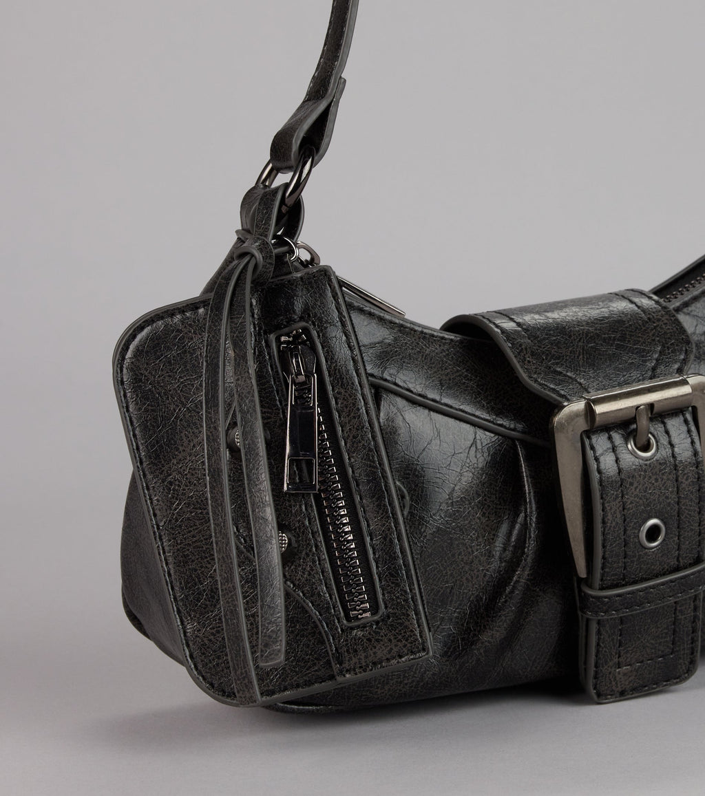 High Rating Buckle Strap Shoulder Bag