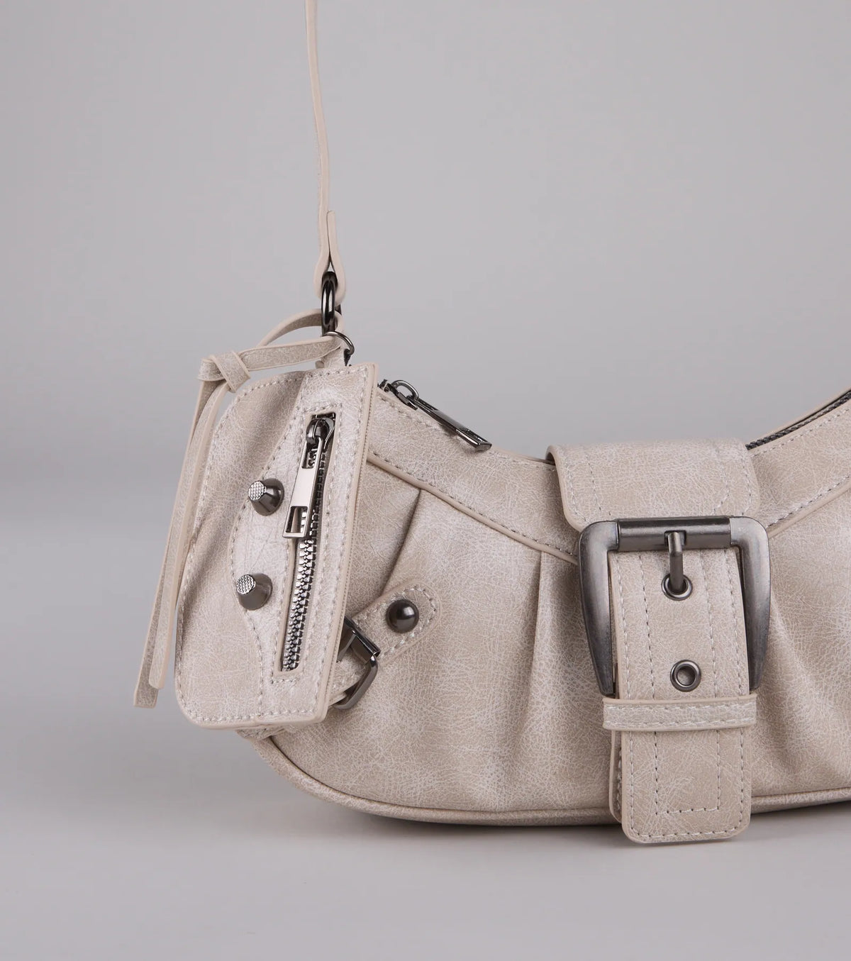 High Rating Buckle Strap Shoulder Bag