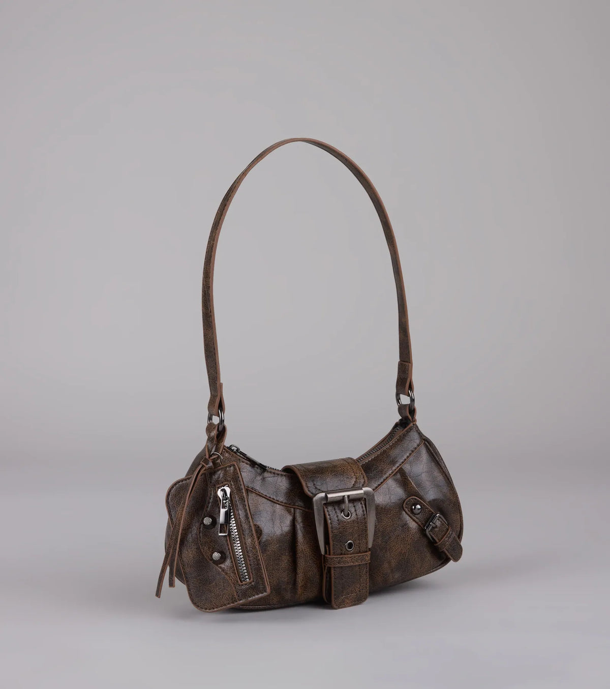 High Rating Buckle Strap Shoulder Bag