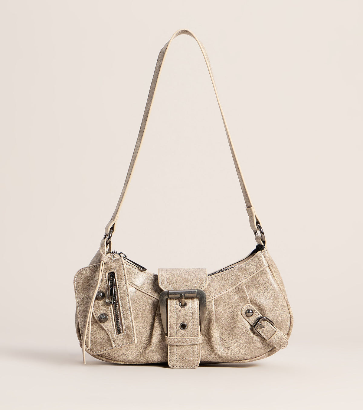 High Rating Buckle Strap Shoulder Bag
