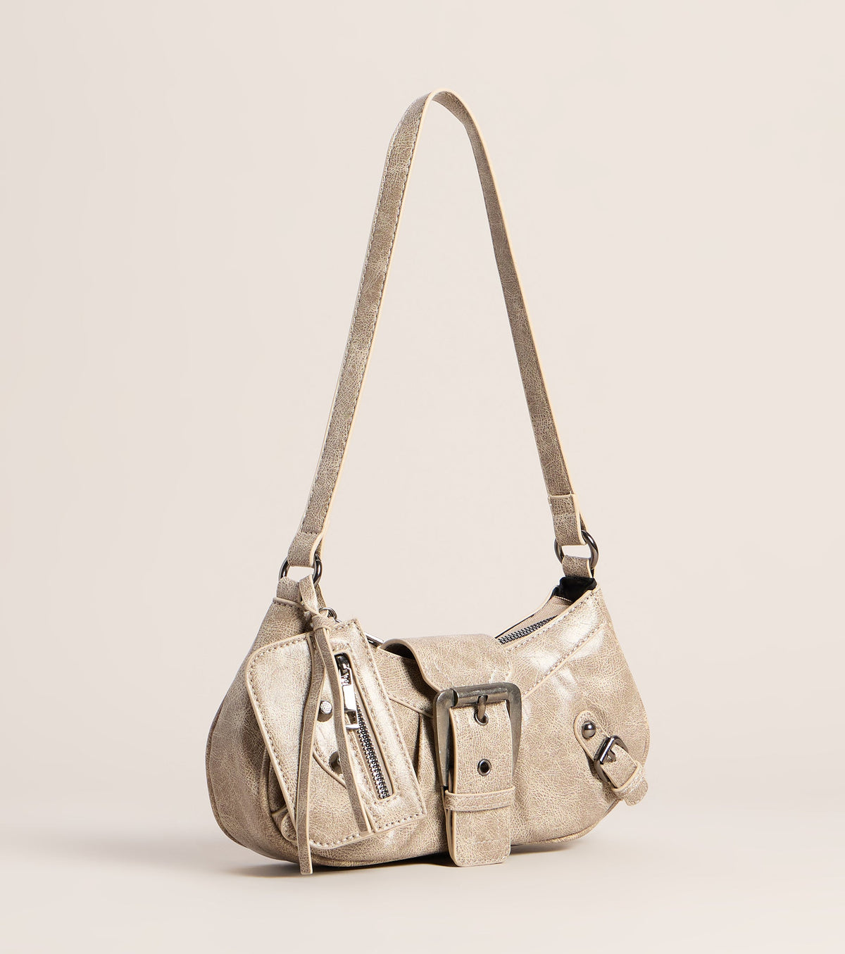 High Rating Buckle Strap Shoulder Bag
