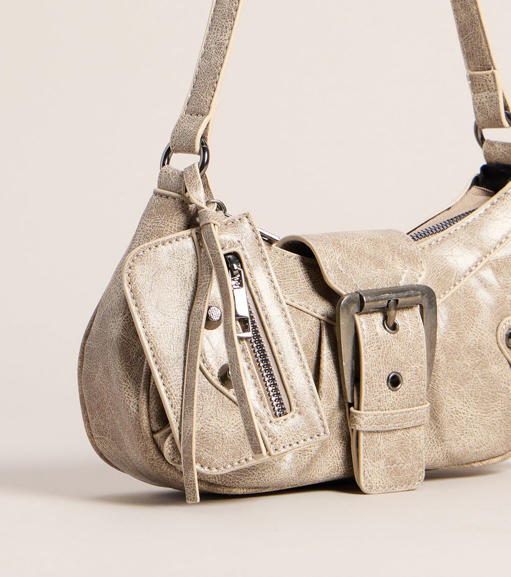 High Rating Buckle Strap Shoulder Bag