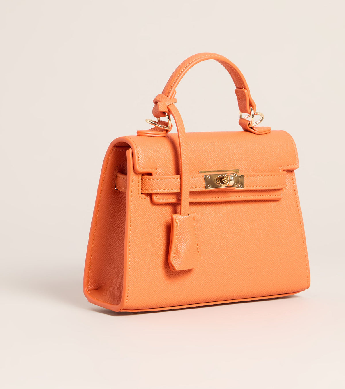 Little Luxe Twist Lock Mini Satchel Bag