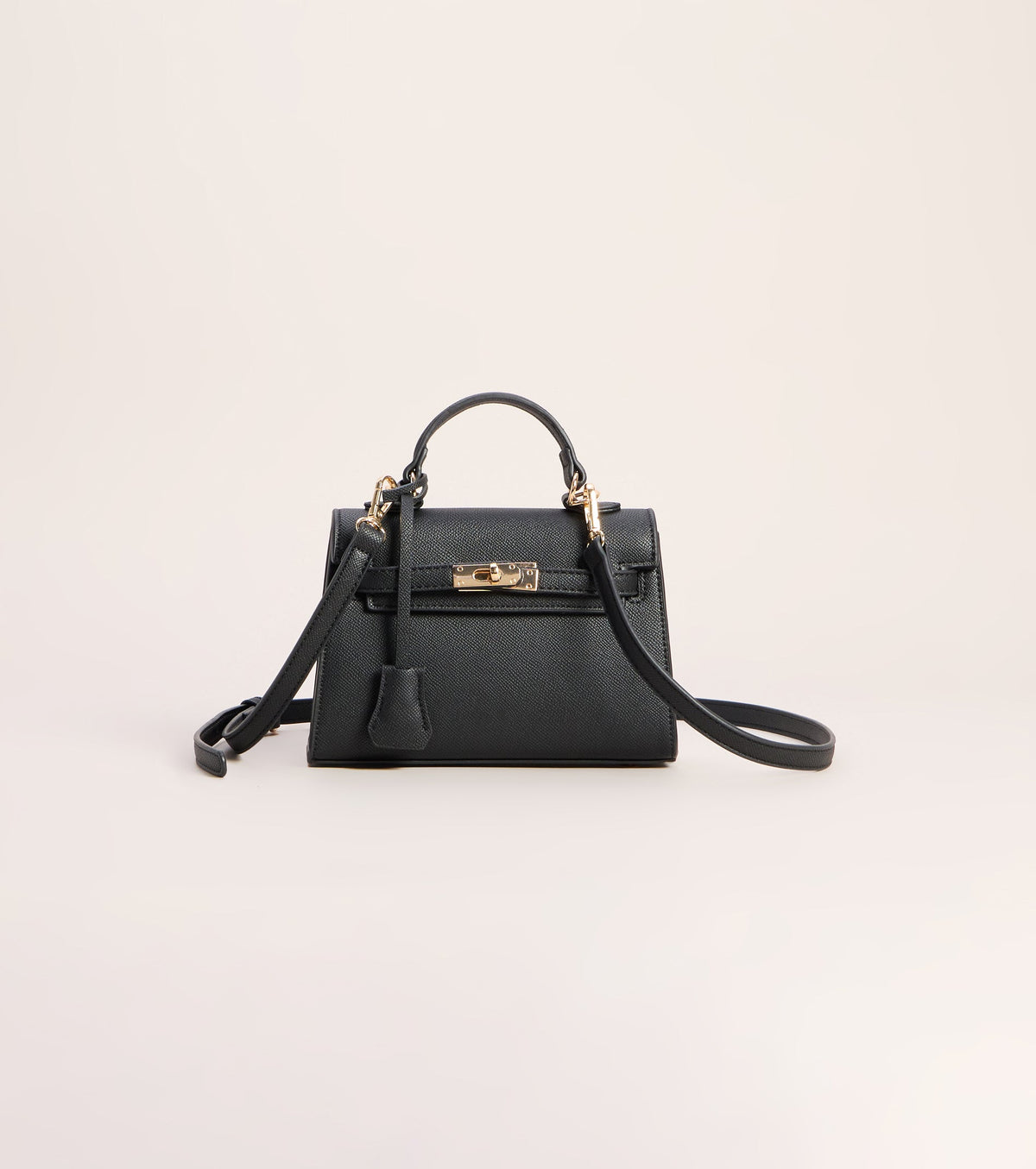 Little Luxe Twist Lock Mini Satchel Bag