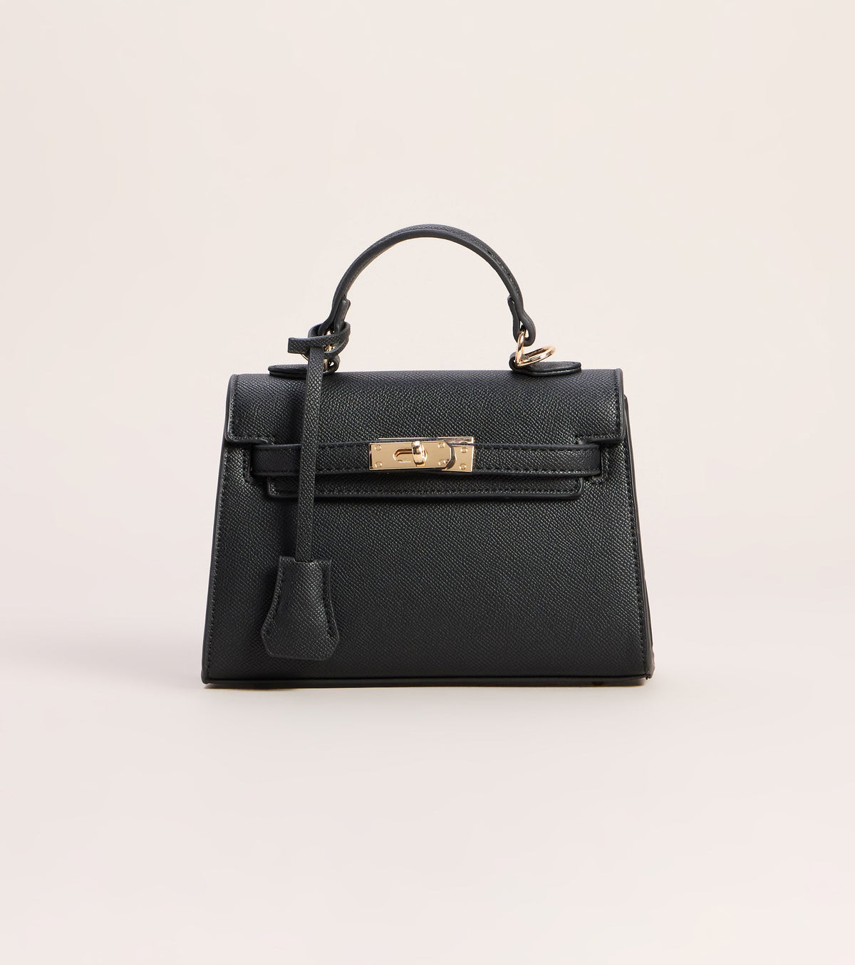 Little Luxe Twist Lock Mini Satchel Bag