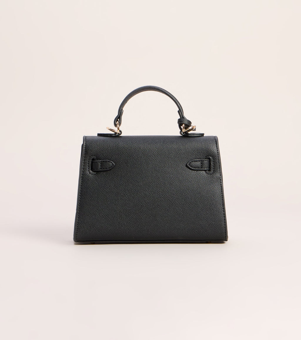 Little Luxe Twist Lock Mini Satchel Bag