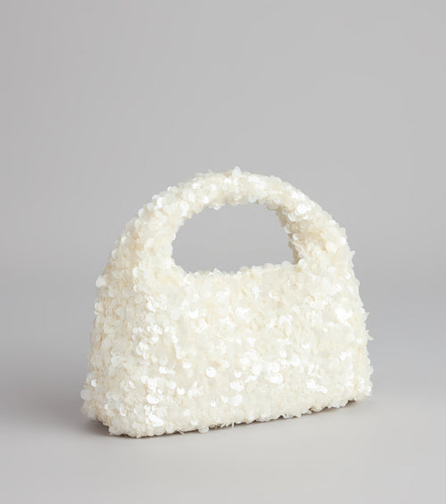 All That Glitters Sequin Handbag