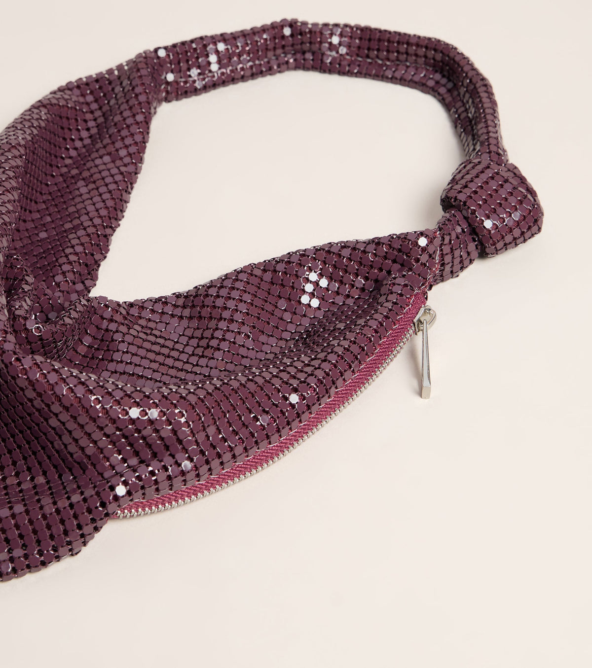 Shimmer She Wrote Chainmail Mesh Bag