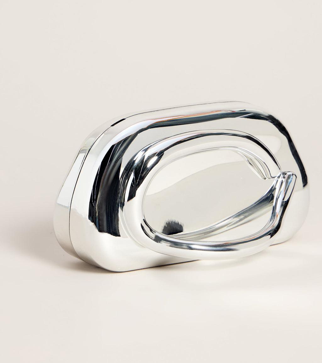 Finishing Touches Metallic Clutch Bag